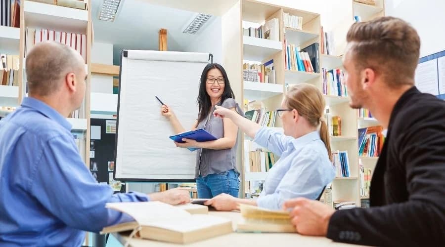 Expert instructors teaching